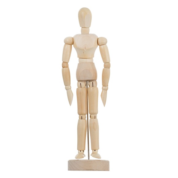 Toyvian 12 Inches Wooden Movable Joint Model 3D Aesthetic Joint Puppet Doll - Picture 6 of 10